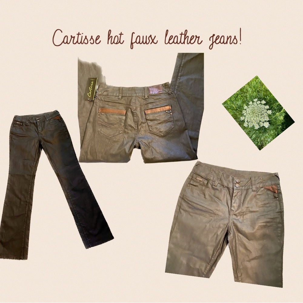 Cartisse fabulously sexy faux leather jeans!